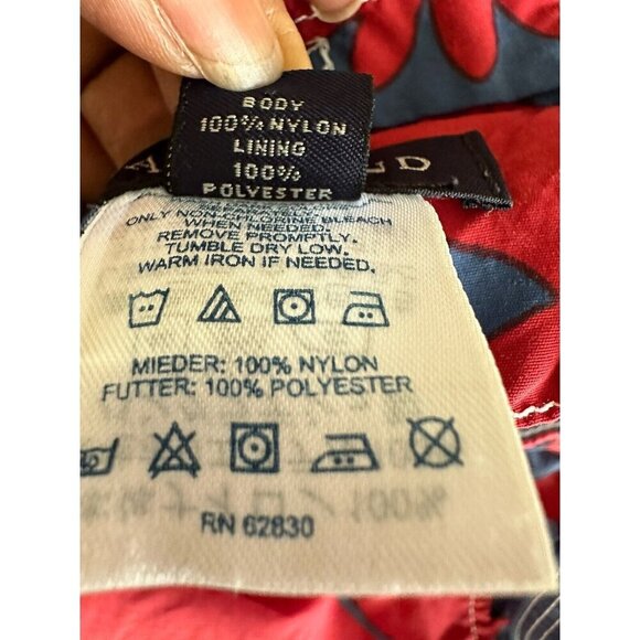 Land’s End Cargo Swim Floral Shorts Men's M Blue  Hawaiian Trunks Board - Picture 11 of 11